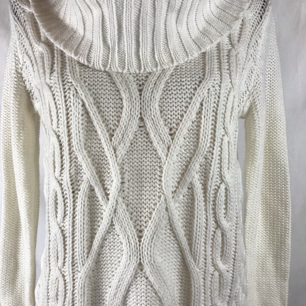 Forever 21 | Cowl Neck Sweater Ivory Small - Picture 2 of 8